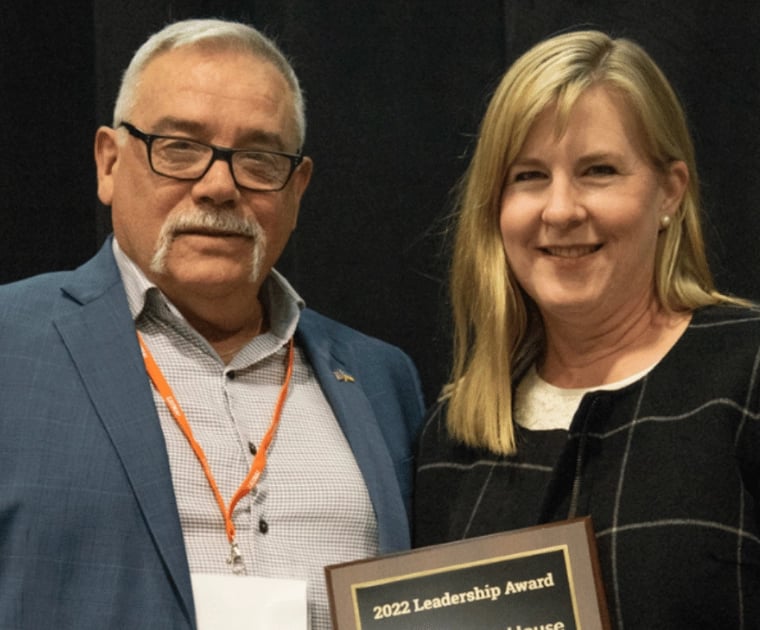 Dan Olson with Speaker Melissa Hortman 