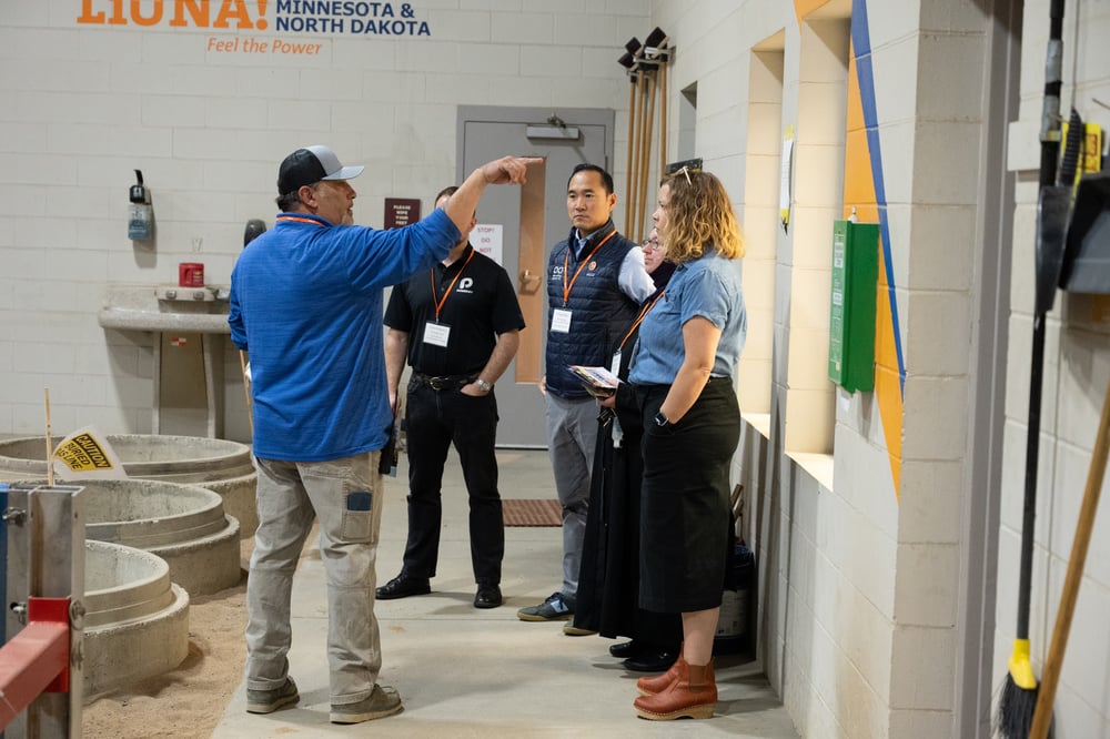 Touring the MN Laborers Training Center