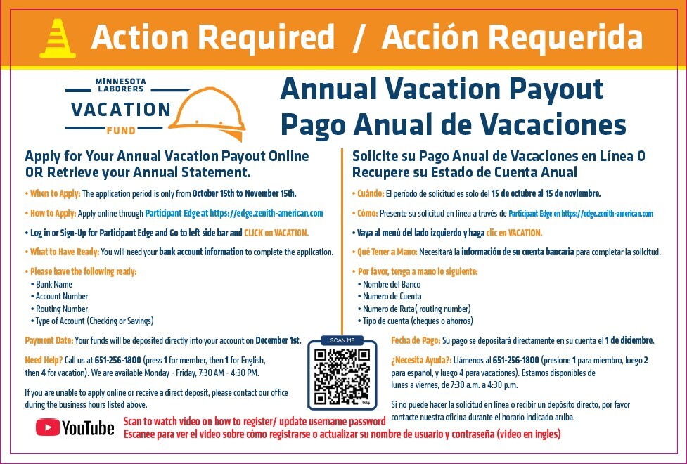 December Payout Instructions
