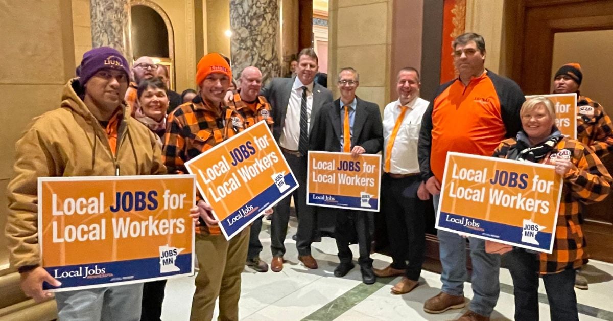 LIUNA members at MN Capitol