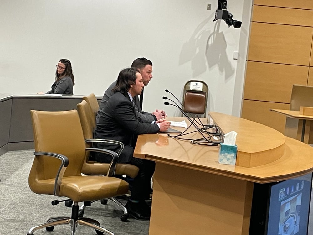 Derek Pederson, LIUNA Local 1091 Business Manager, testifying in support of water infrastructure funding